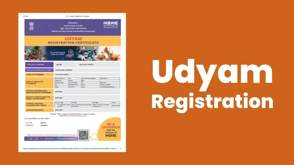 UDYAM Registration